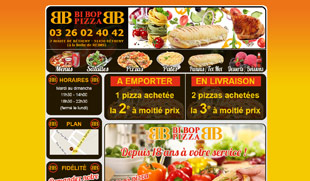 Exemple de création de site internet : pizzeria Reims